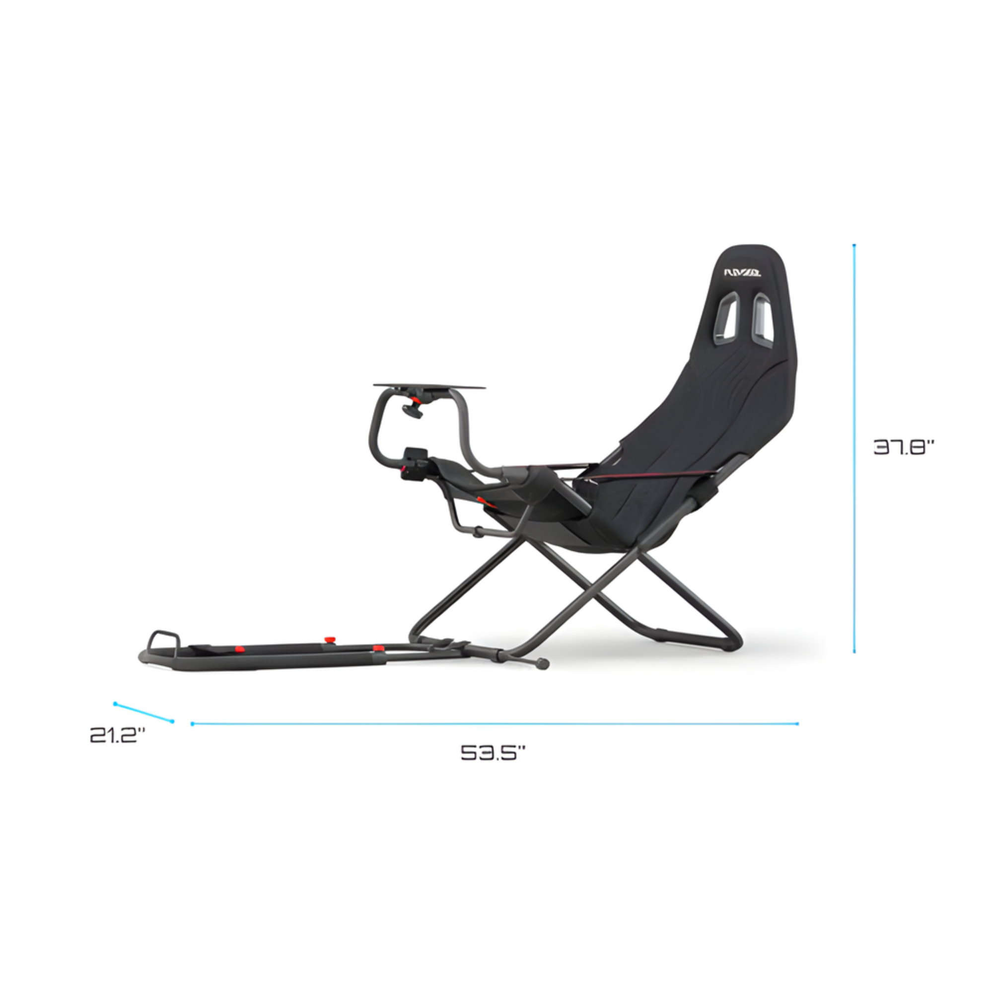 The Playseat Challenge Black ActiFit from Playseat dimensions.