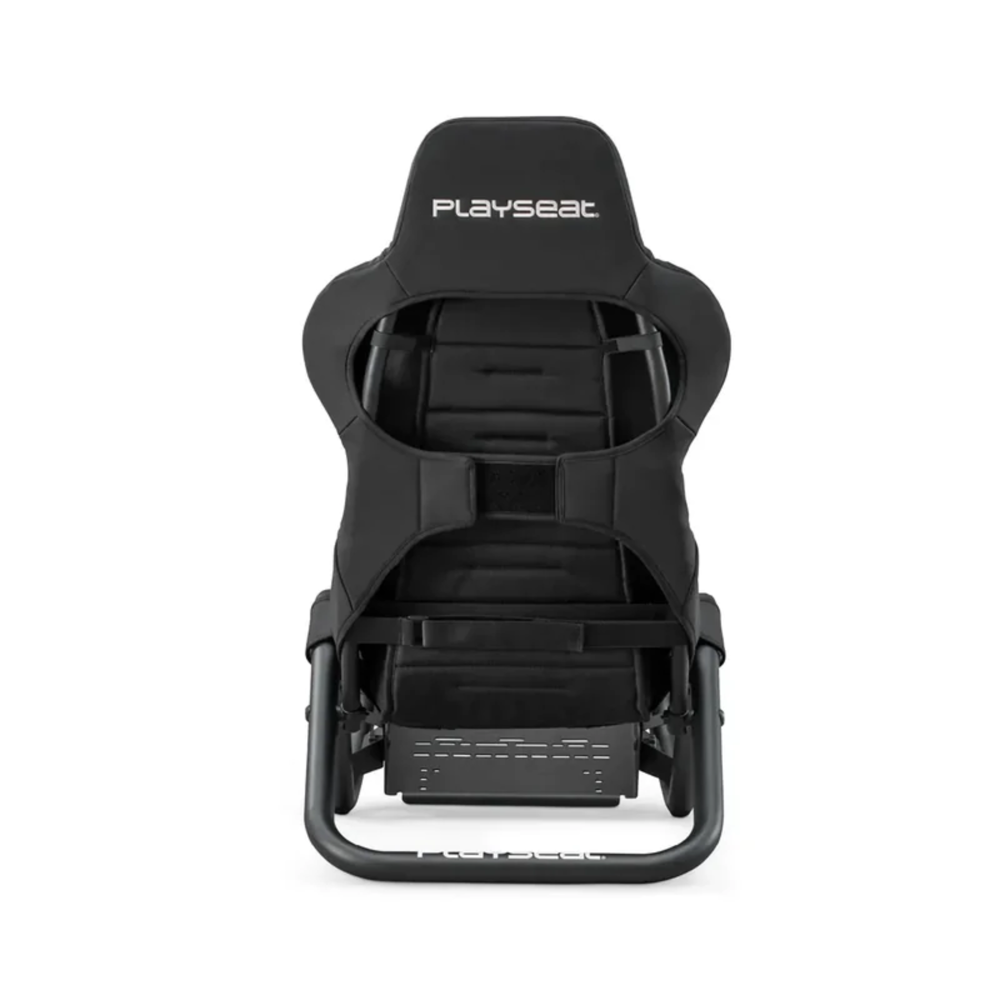 The black Playseat Trophy from Playseat from the back.