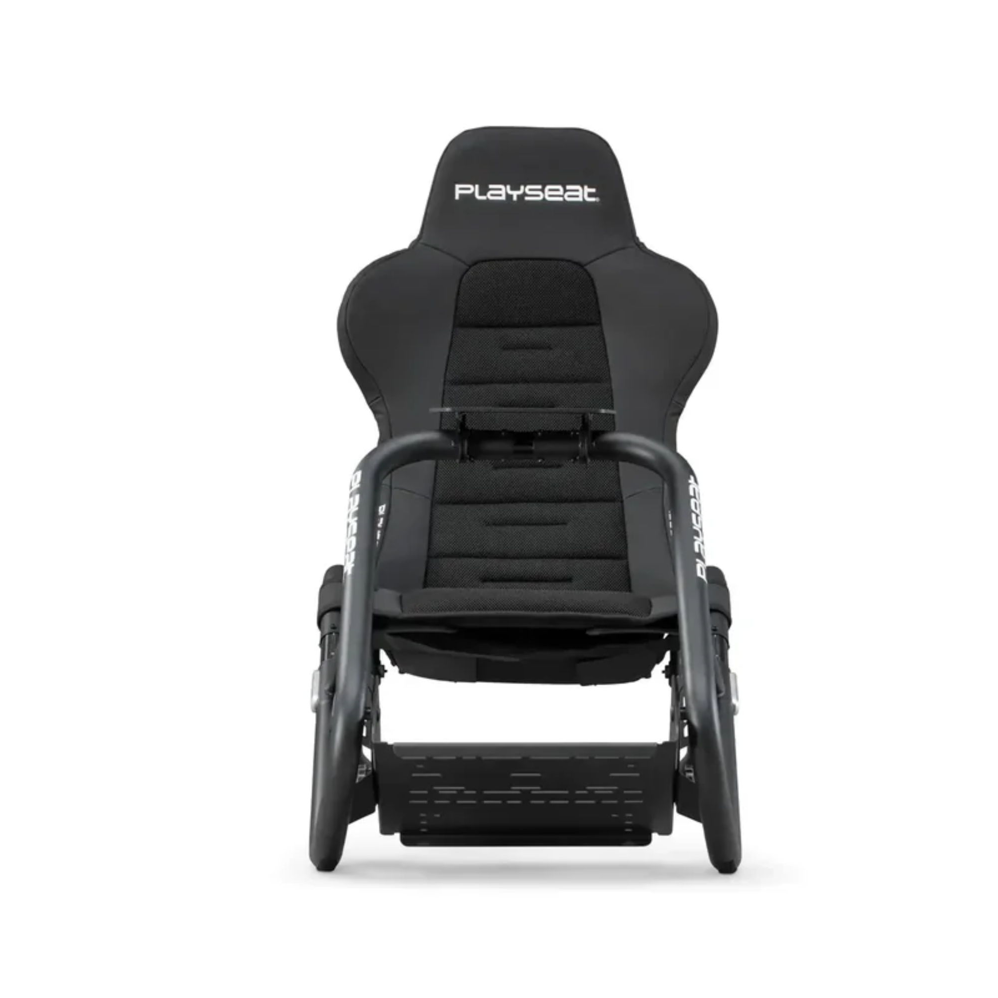The black Playseat Trophy from Playseat from the front.