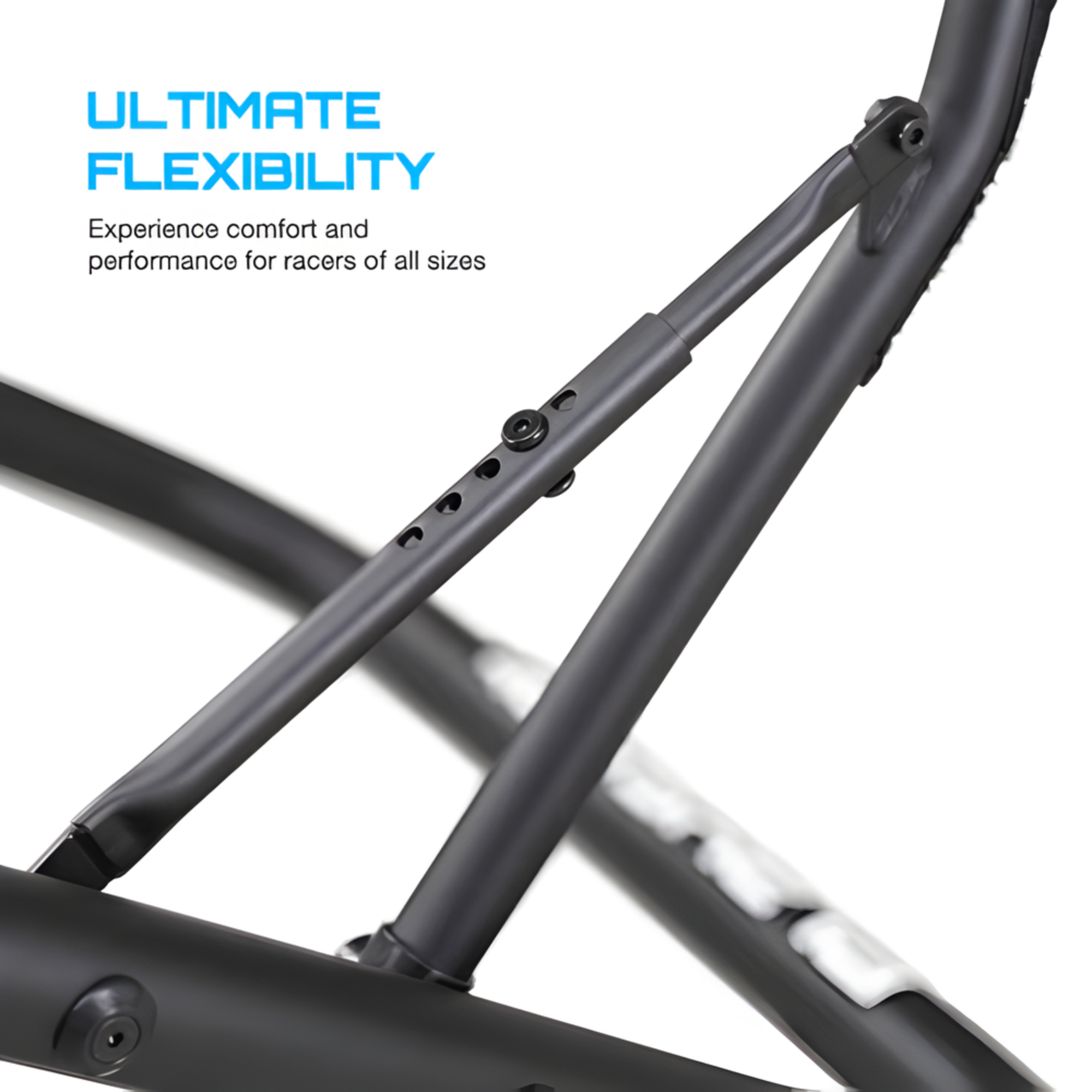 The black Playseat Trophy from Playseat highlighting the ultimate flexibility with more information.