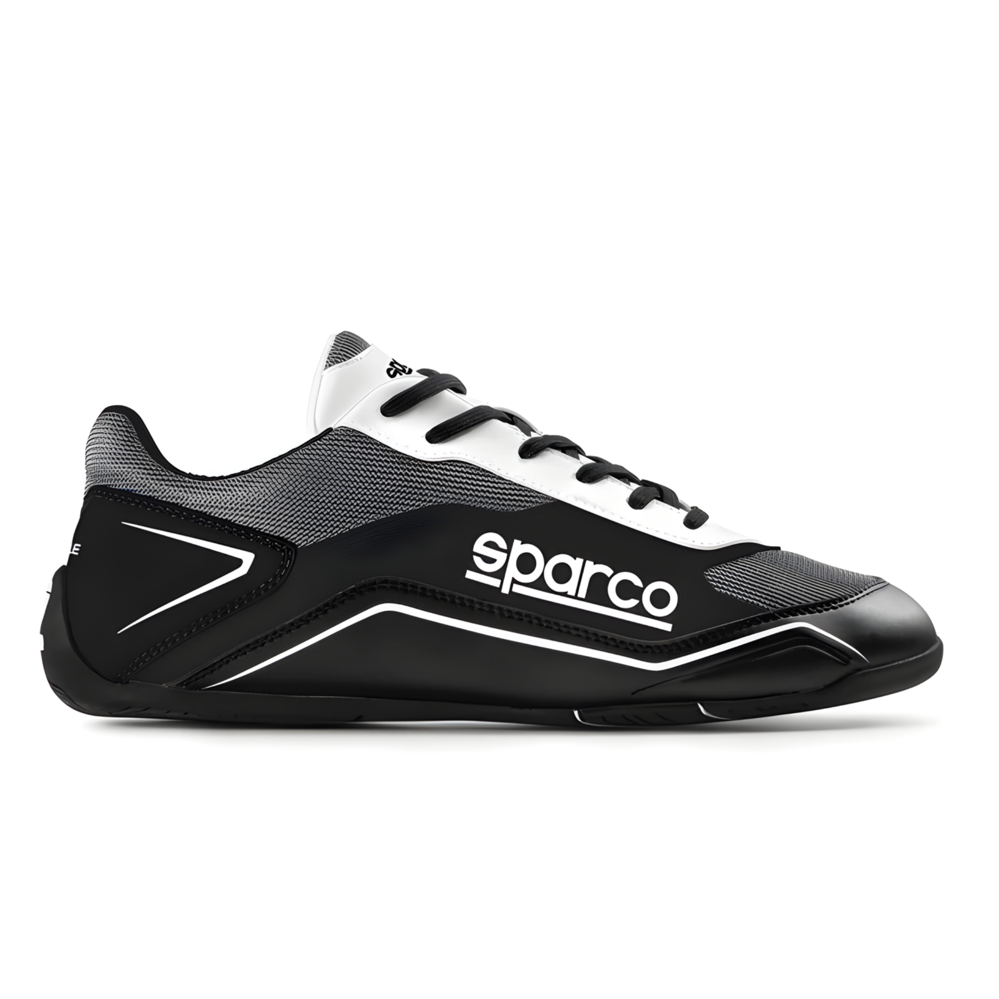 The black, gray and white Sparco S-Pole Shoes from Sparco.